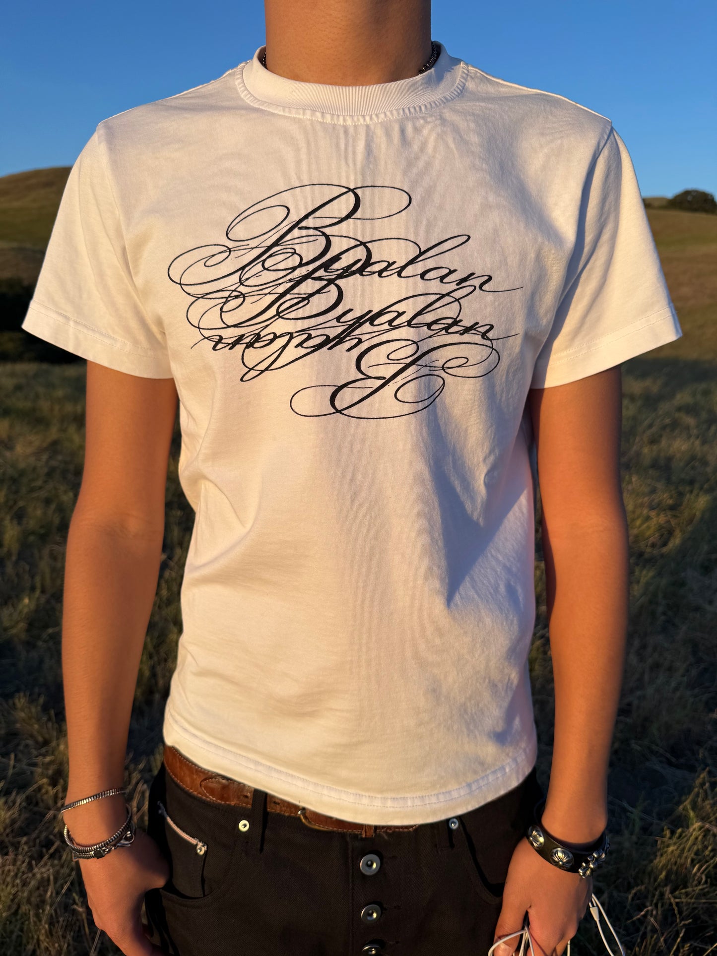 White Skull Tee (Premade)