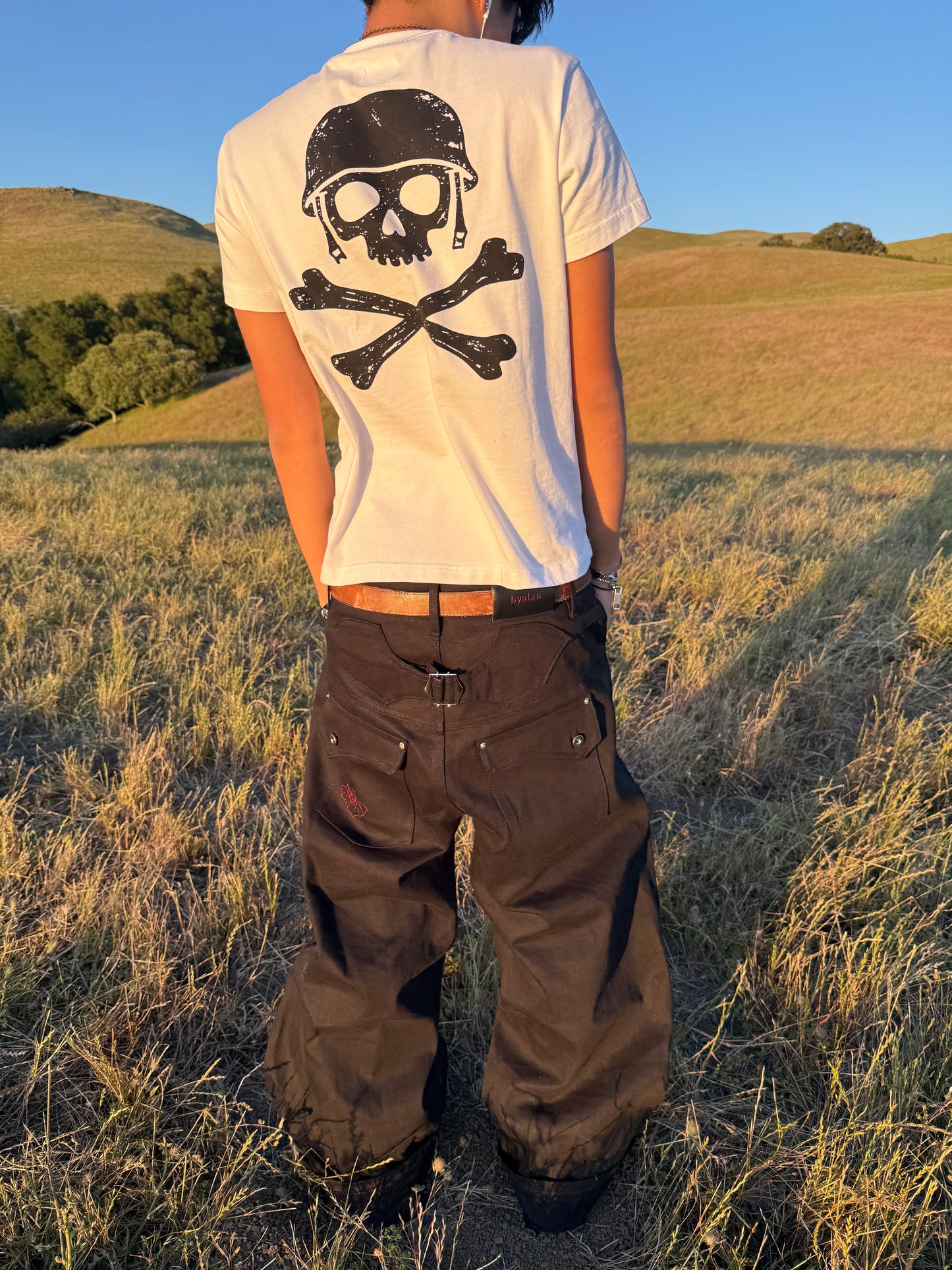 White Skull Tee (Premade)