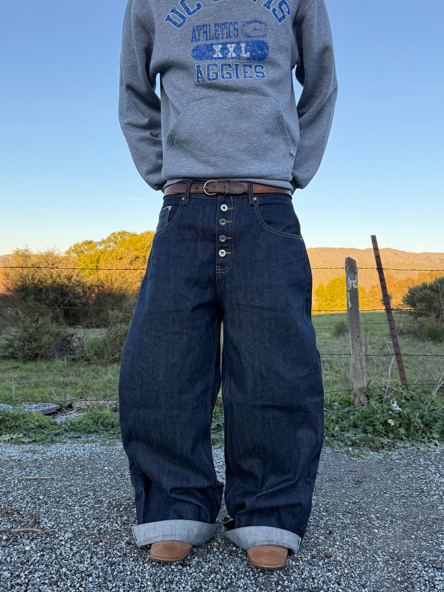 Indigo Raw Selvedge Denim (Premade)