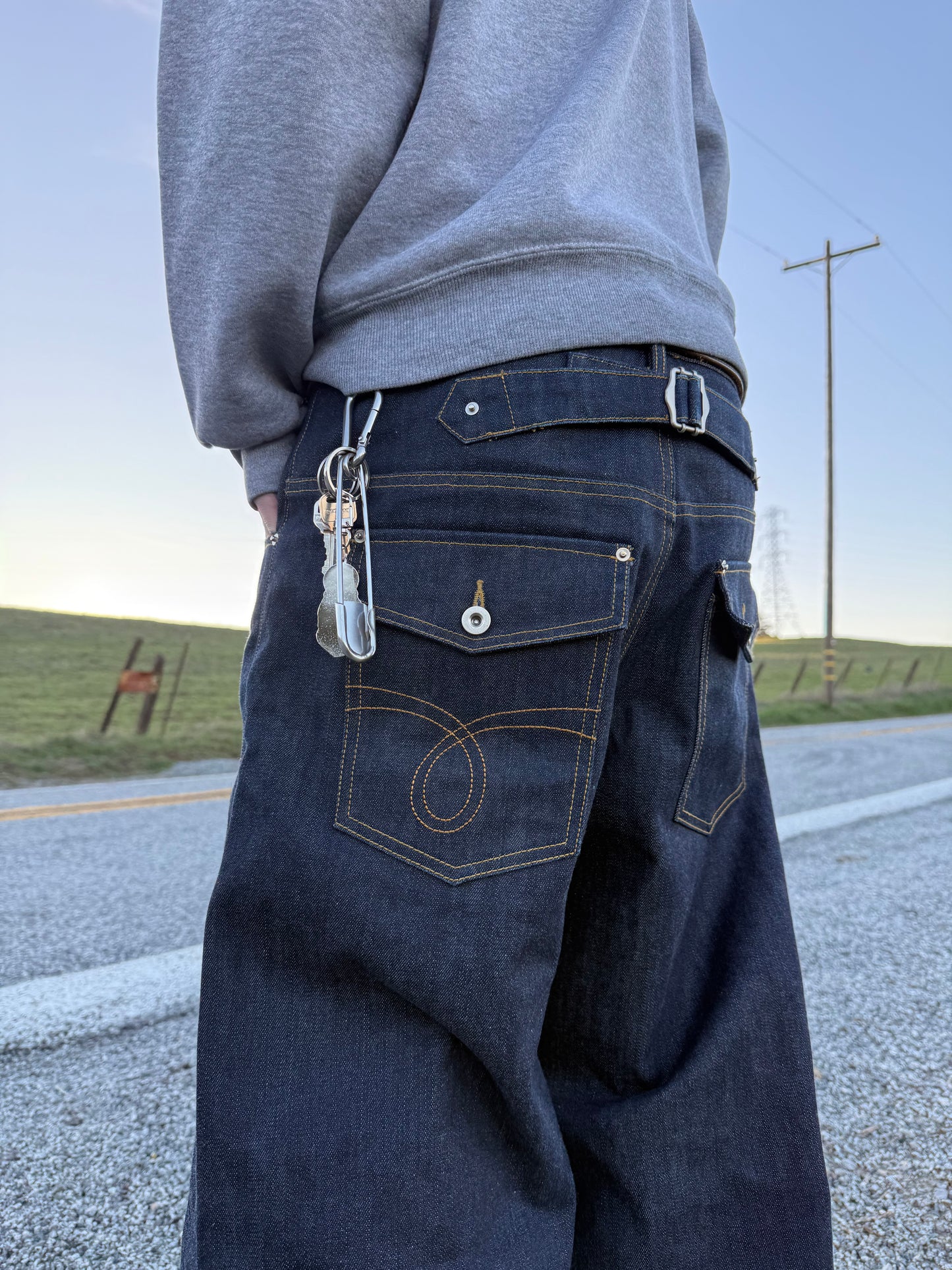 Indigo Raw Selvedge Denim (Premade)