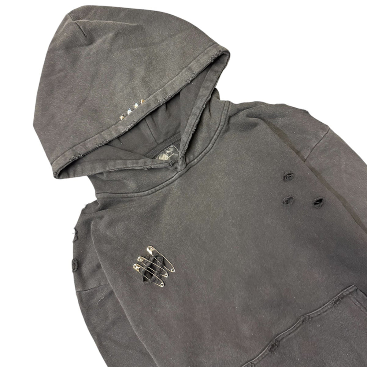 SAFETY PIN HOODIE (PREMADE)