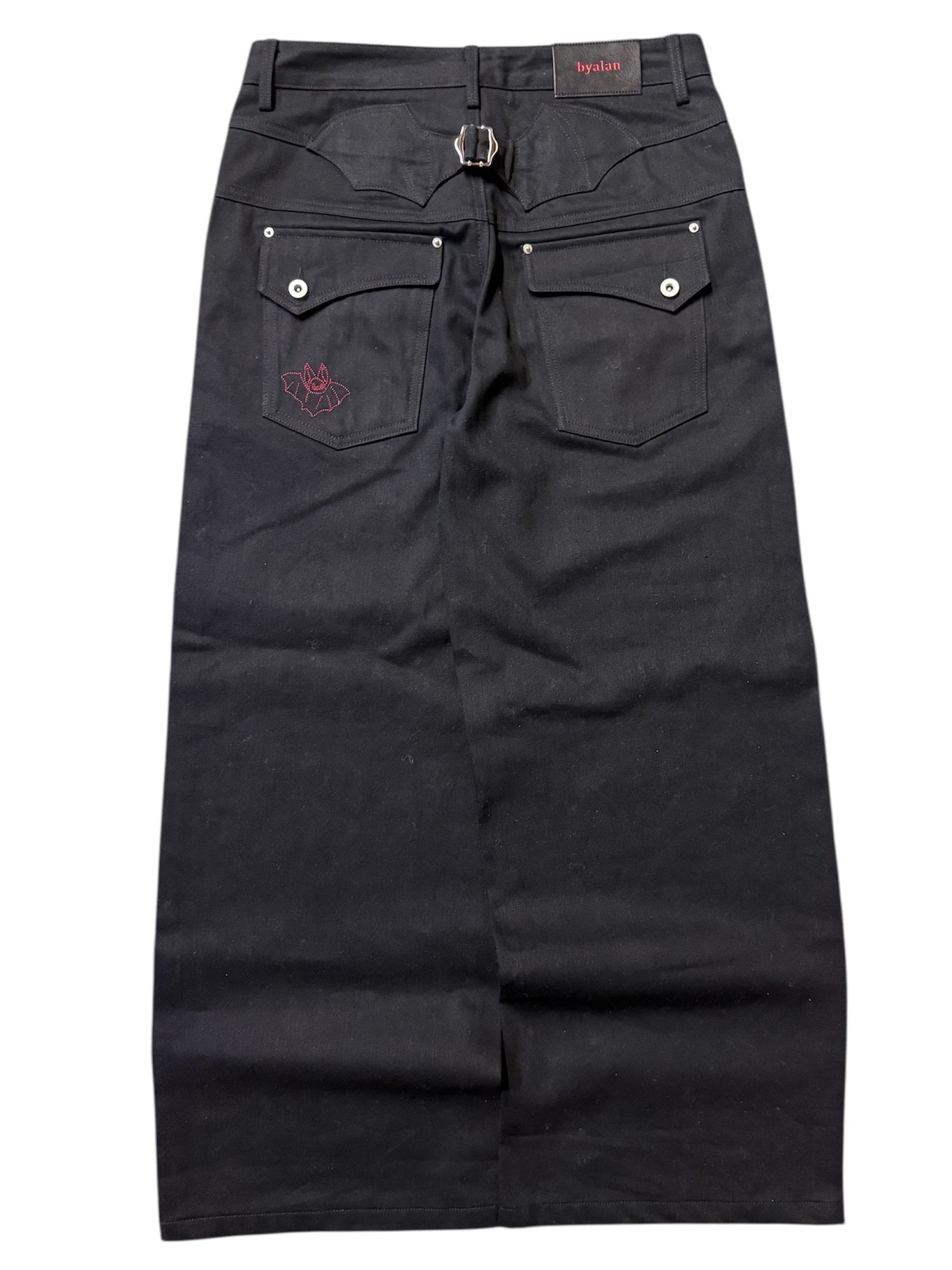 Jet Black Bat Raw Selvedge Denim (Premade) – byalan.us