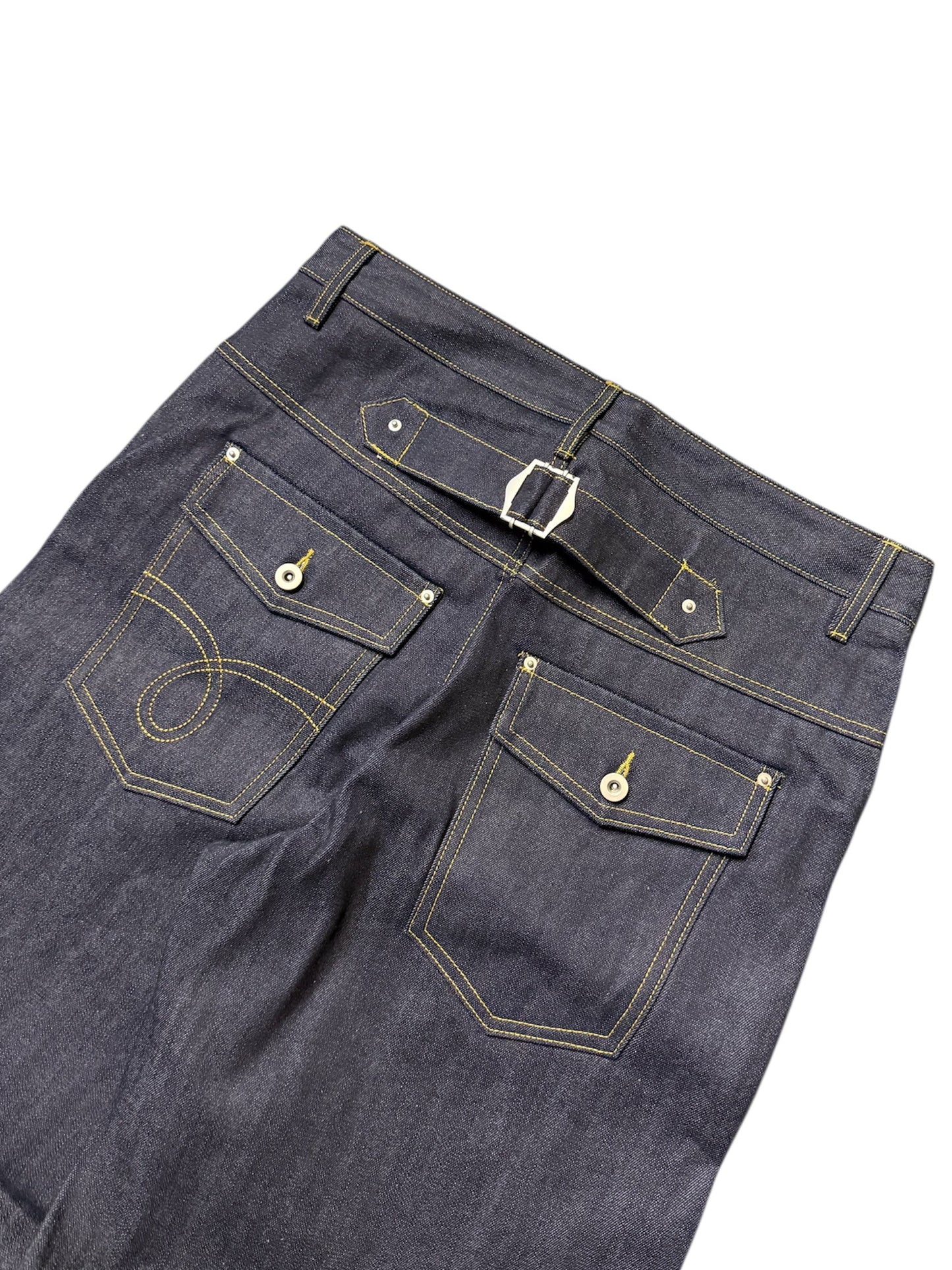 Indigo Raw Selvedge Denim (Premade)