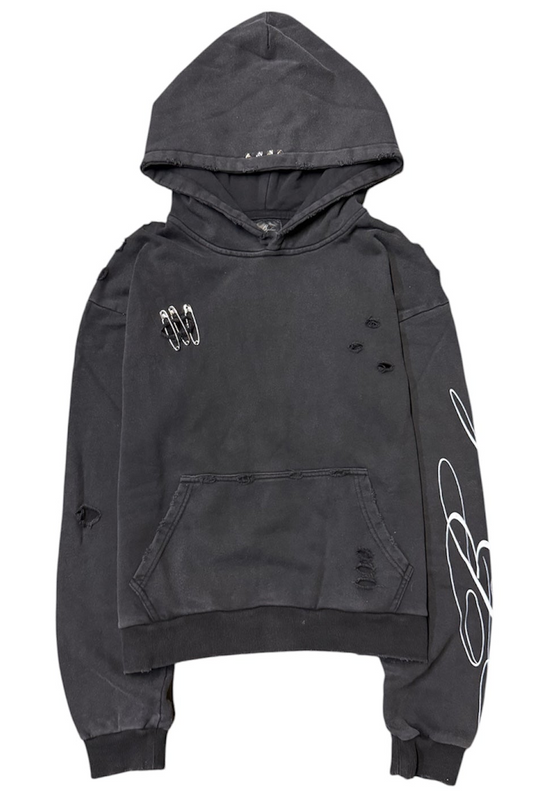 SAFETY PIN HOODIE (PREMADE)